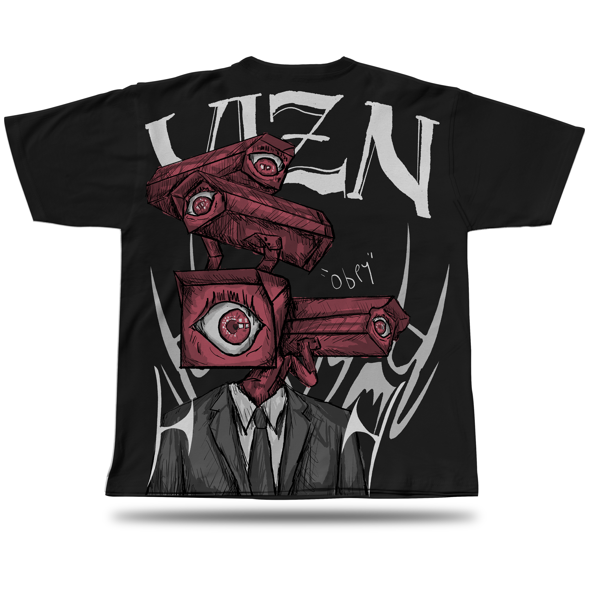 Obey Black Tee (BACK)